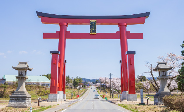 羽黒山大鳥居