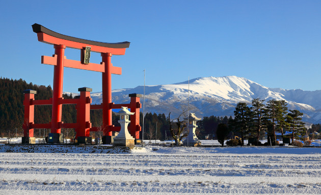 羽黒山大鳥居