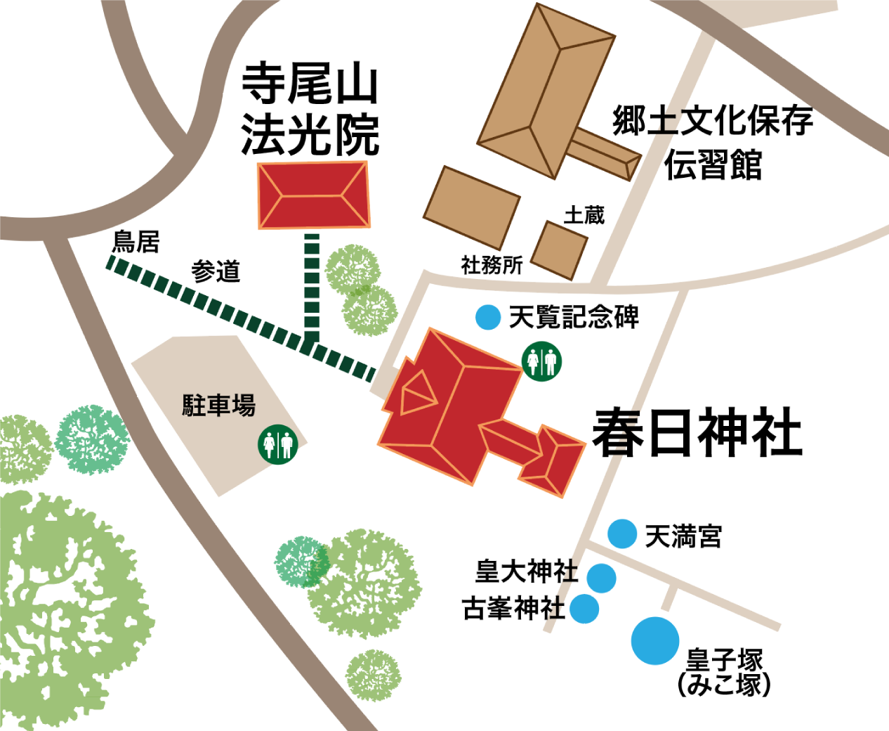 境内マップ