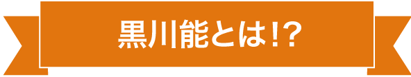 黒川能とは！？